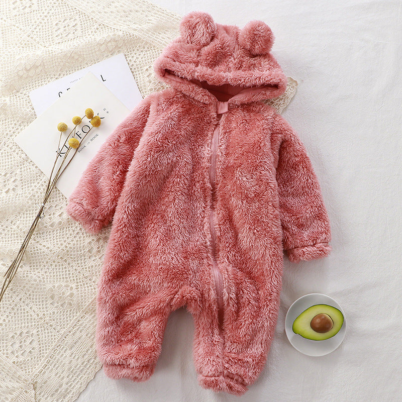 MONO DE INVIERNO DE FELPA PARA BEBE UNISEX