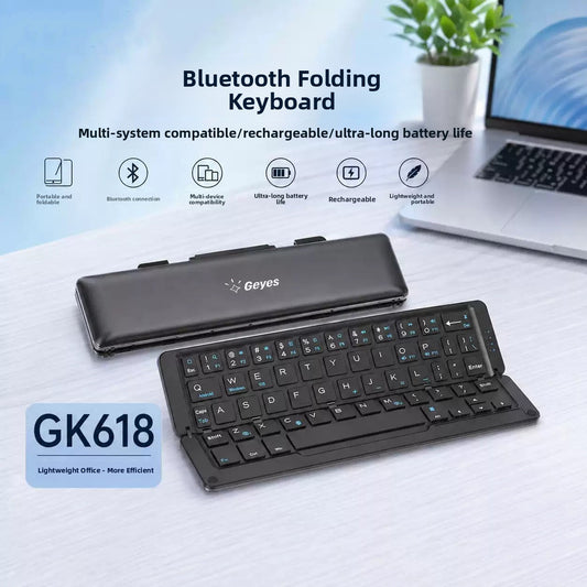 TECLADO PORTATIL PLEGABLE INALAMBRICO