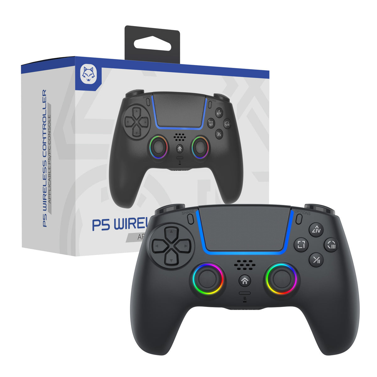 CONTROL DE PS5 RGB INALAMBRICO DE ULTIMA GENERACION